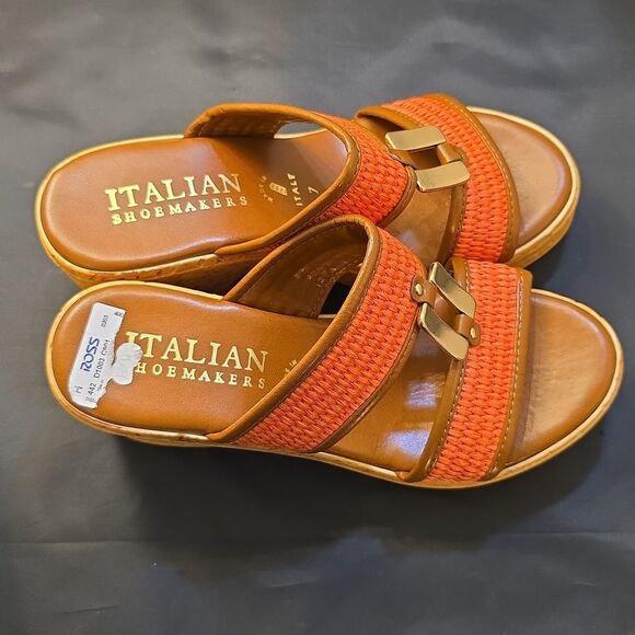 BRAND NEW ITALIAN SHOEMAKERS ELLORA DOUBLE STRAP WOMEN"S SANDAL G1 - Picture 11 of 16